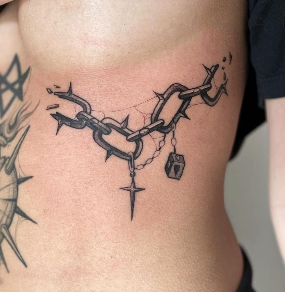 chain tattoo