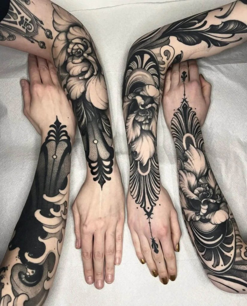 oriental sleeve tattoo